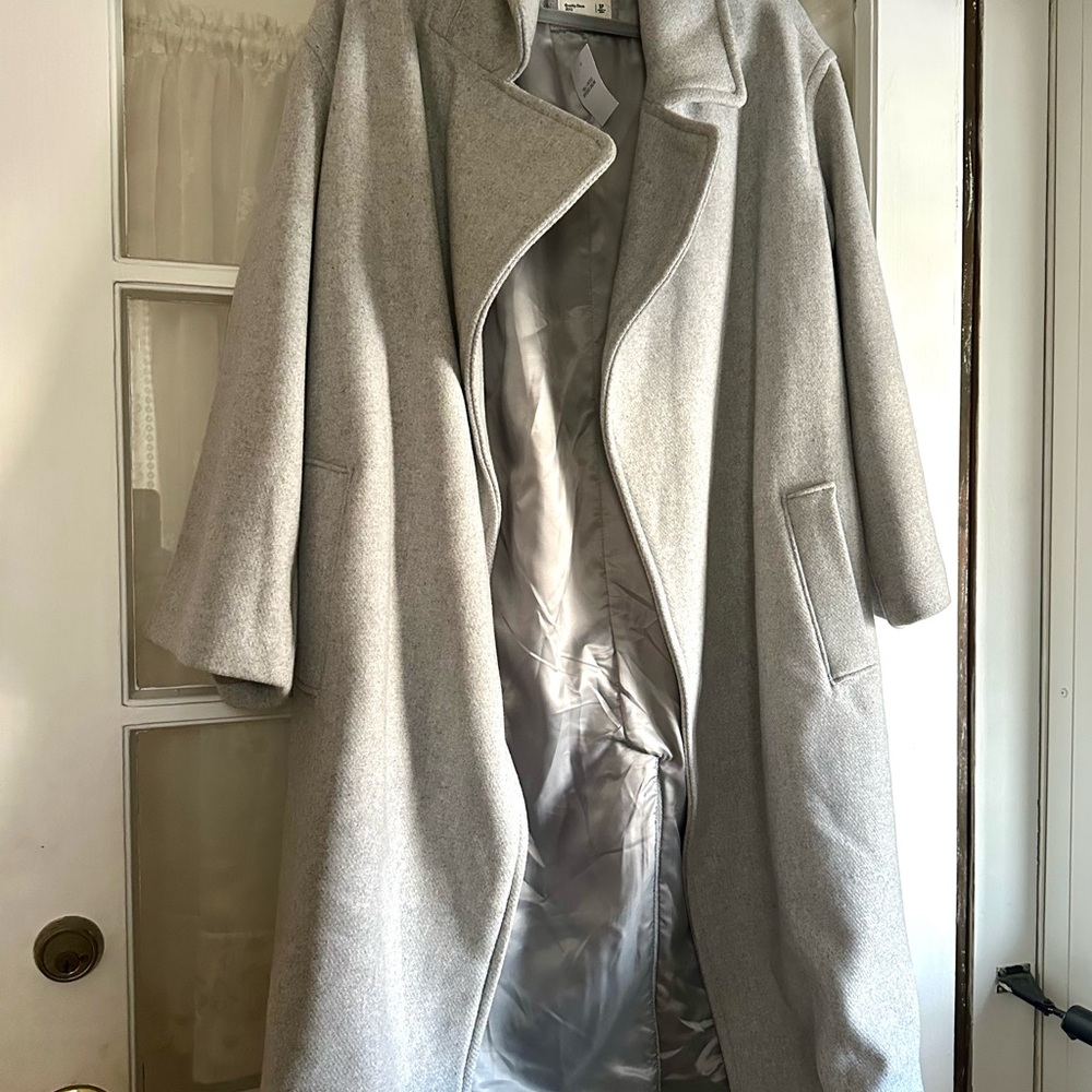 Abercrombie and Fitch Brand New Grey Wool Coat NWT Small Petite
